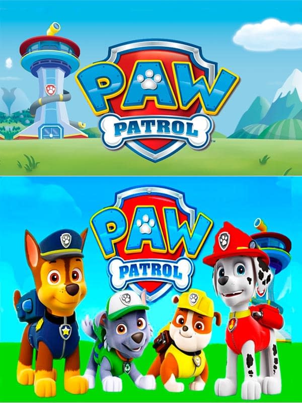 Motivo 01 Paw Patrol para Morrales, Loncheras y Cartucheras Oba Design - Corporación OBA, c.a.
