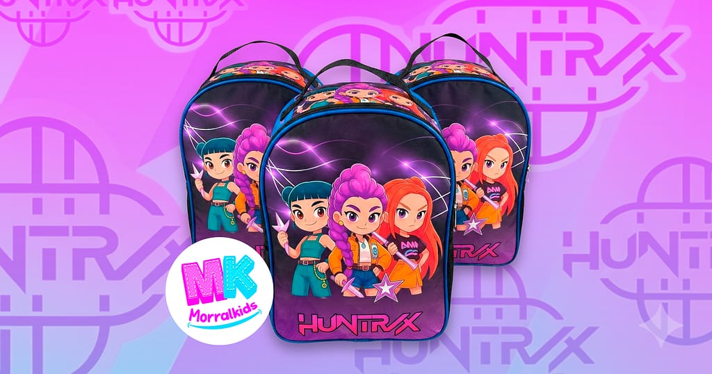 Bolsos Party Pack con motivo Huntrix KPOP para cotillones