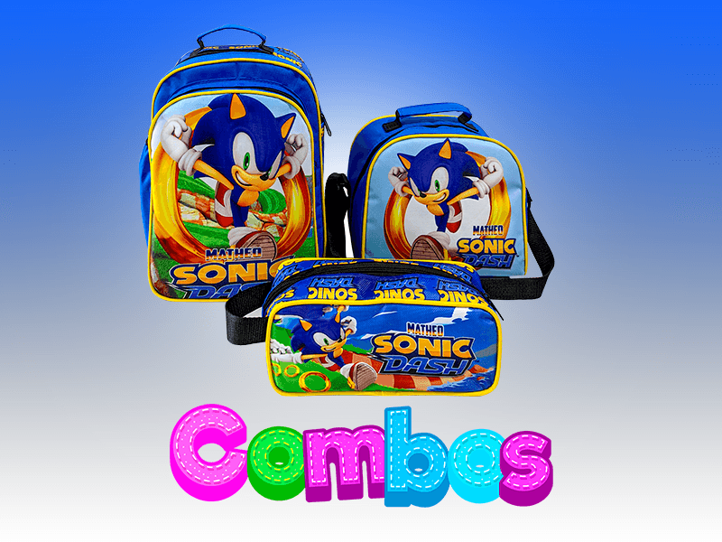 Combos escolares Morralkids: morral, lonchera térmica y cartuchera