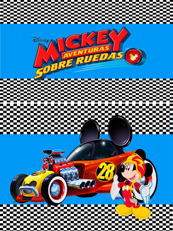Motivo Mickey sobre ruedas 01 Oba design - Corporacion OBA, c.a.